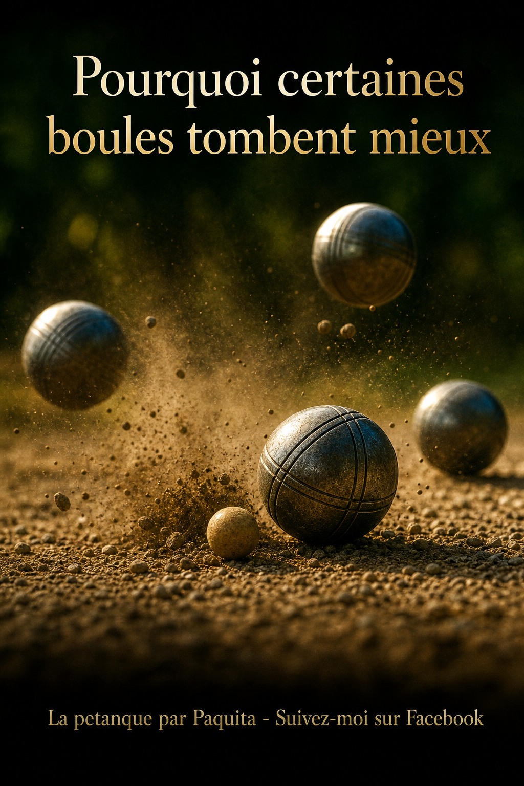 Pourquoi certaines boules semblent toujours mieux tomber à la pétanque