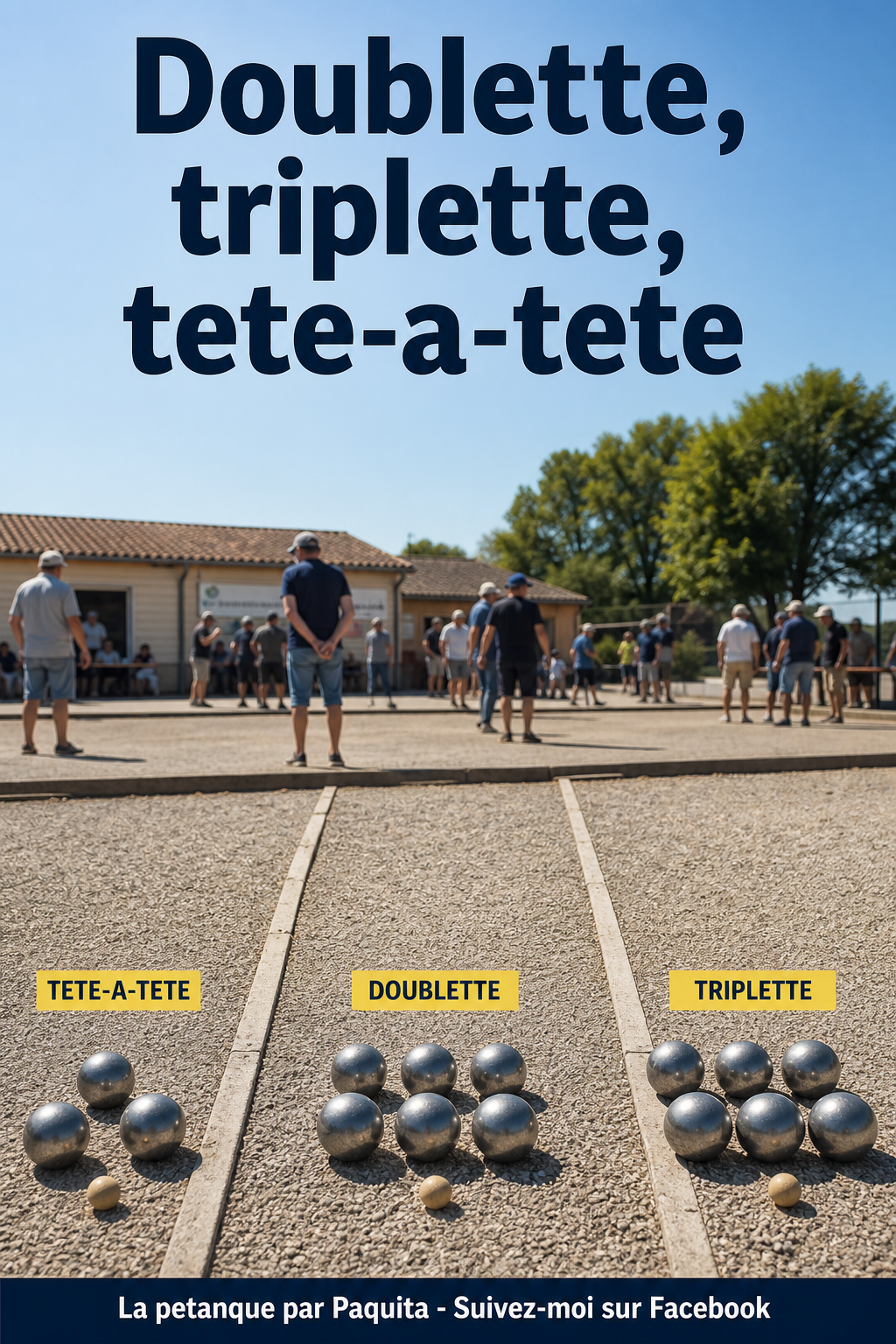 Doublette, triplette, tête-à-tête : les règles officielles de chaque format de jeu