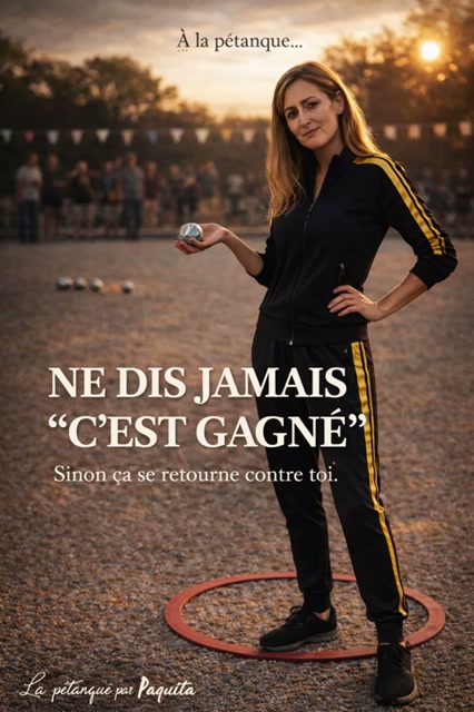 À la pétanque, ne crie pas victoire trop tôt