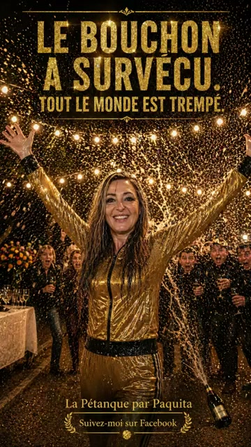 Pétanque & Champagne : Le tir qui a fini en douche générale ! 🥂💥