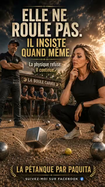 Il insiste avec sa boule carrée !