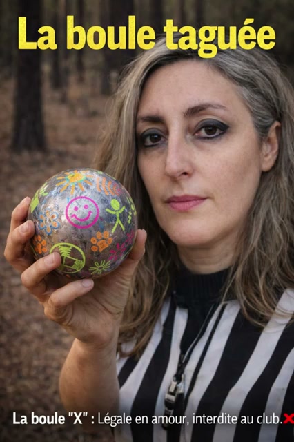 La boule "taguée" : d'abord illégale ❌