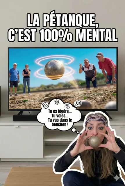 La pétanque c'est 100% mental