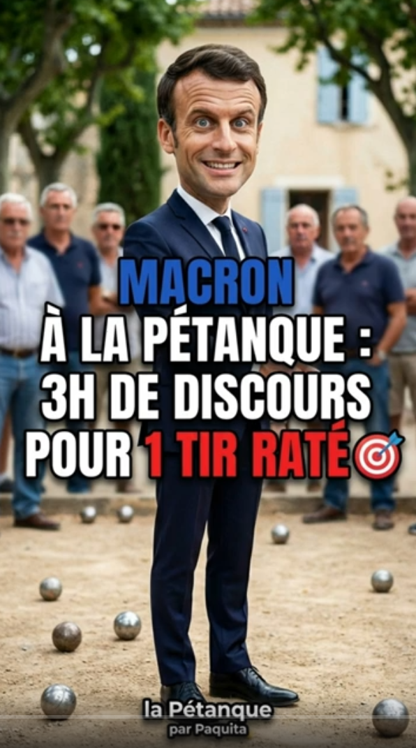 SI MACRON JOUAIT À LA PÉTANQUE 😂🇫🇷 (PARODIE HUMORISTIQUE)