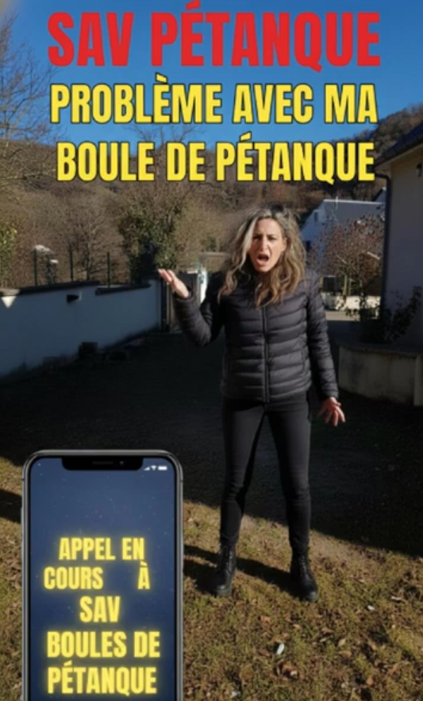 SERVICE CLIENT PROBLÈME AVEC MA BOULE DE PÉTANQUE