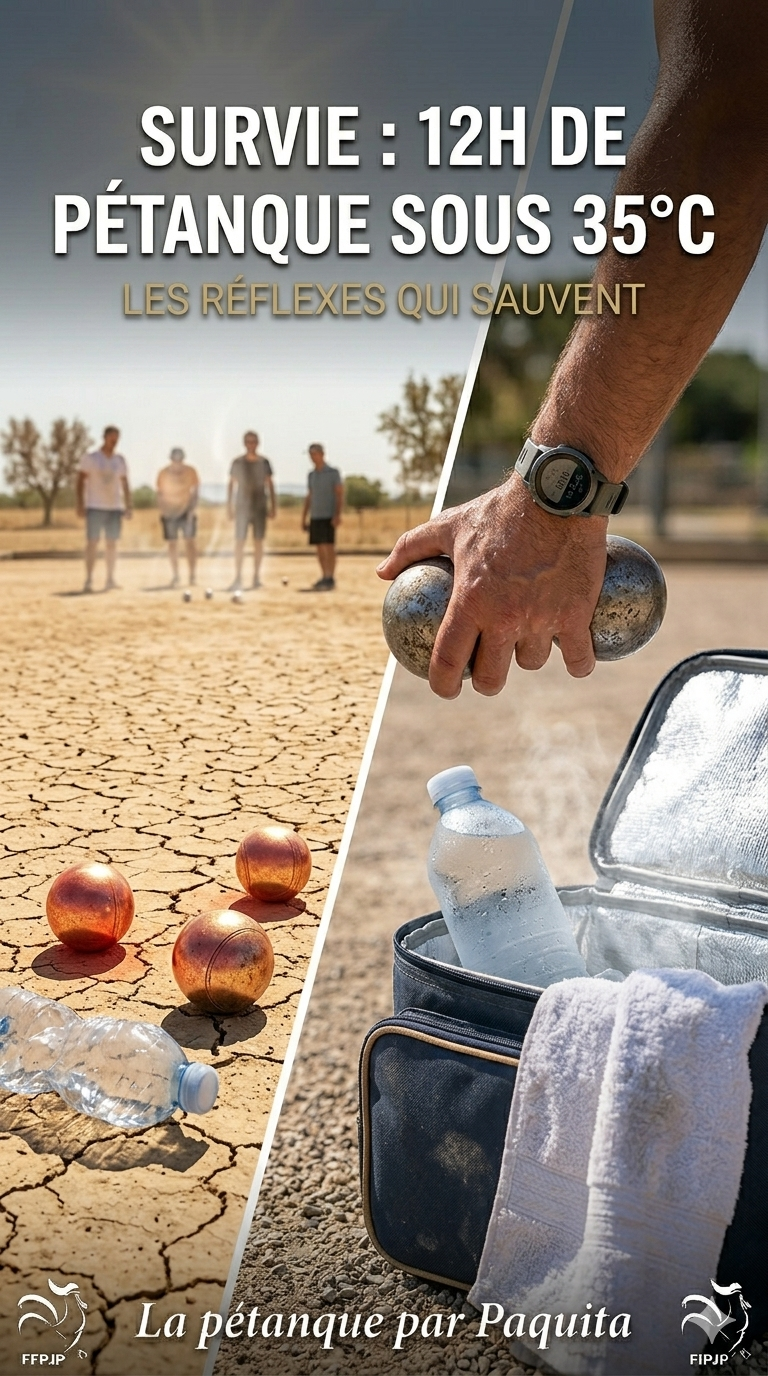 Survie : Comment gérer un concours de 12h sous 35°C