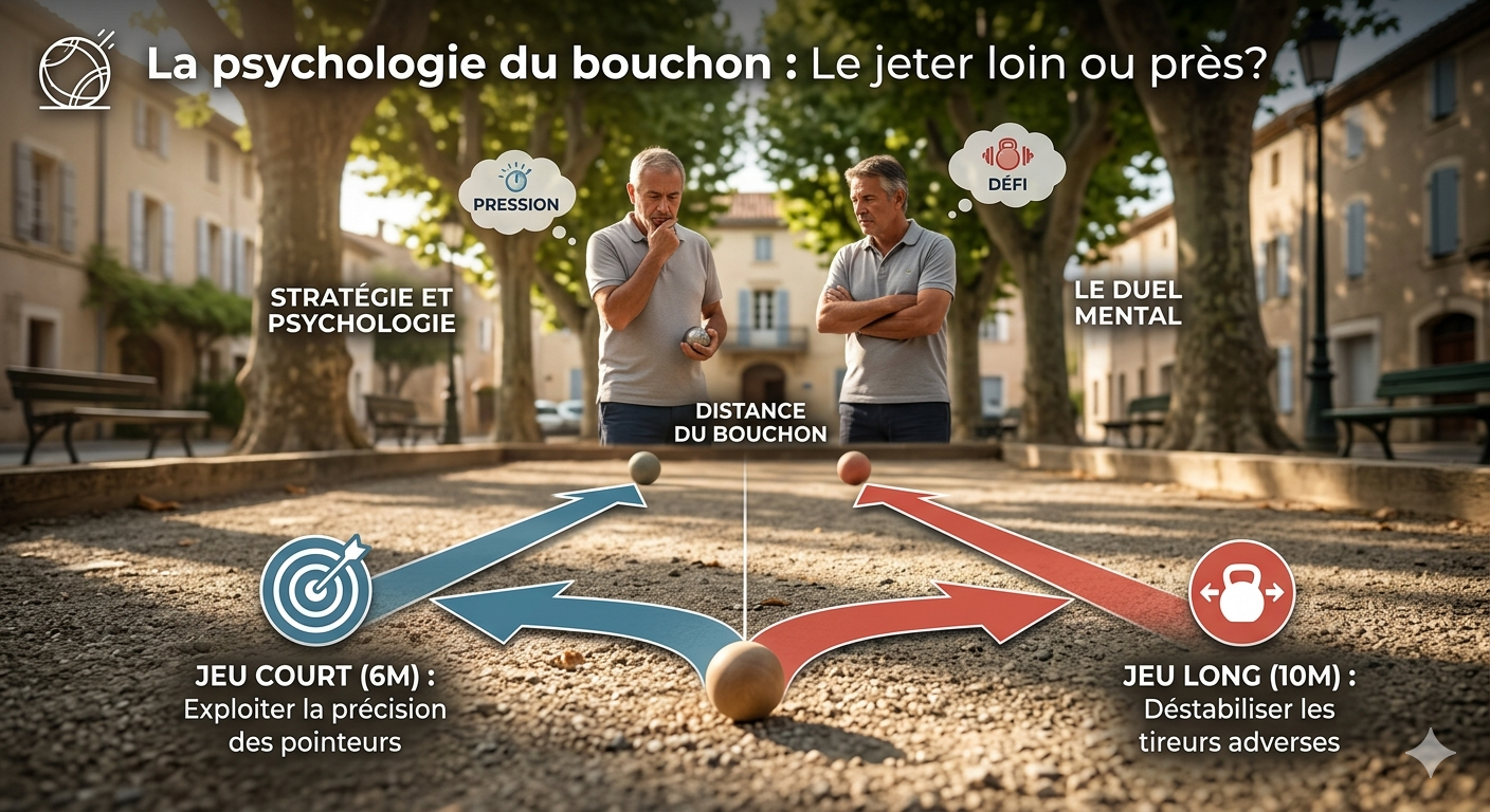 La psychologie du bouchon : Jeter loin ou près pour briser l’adversaire ?