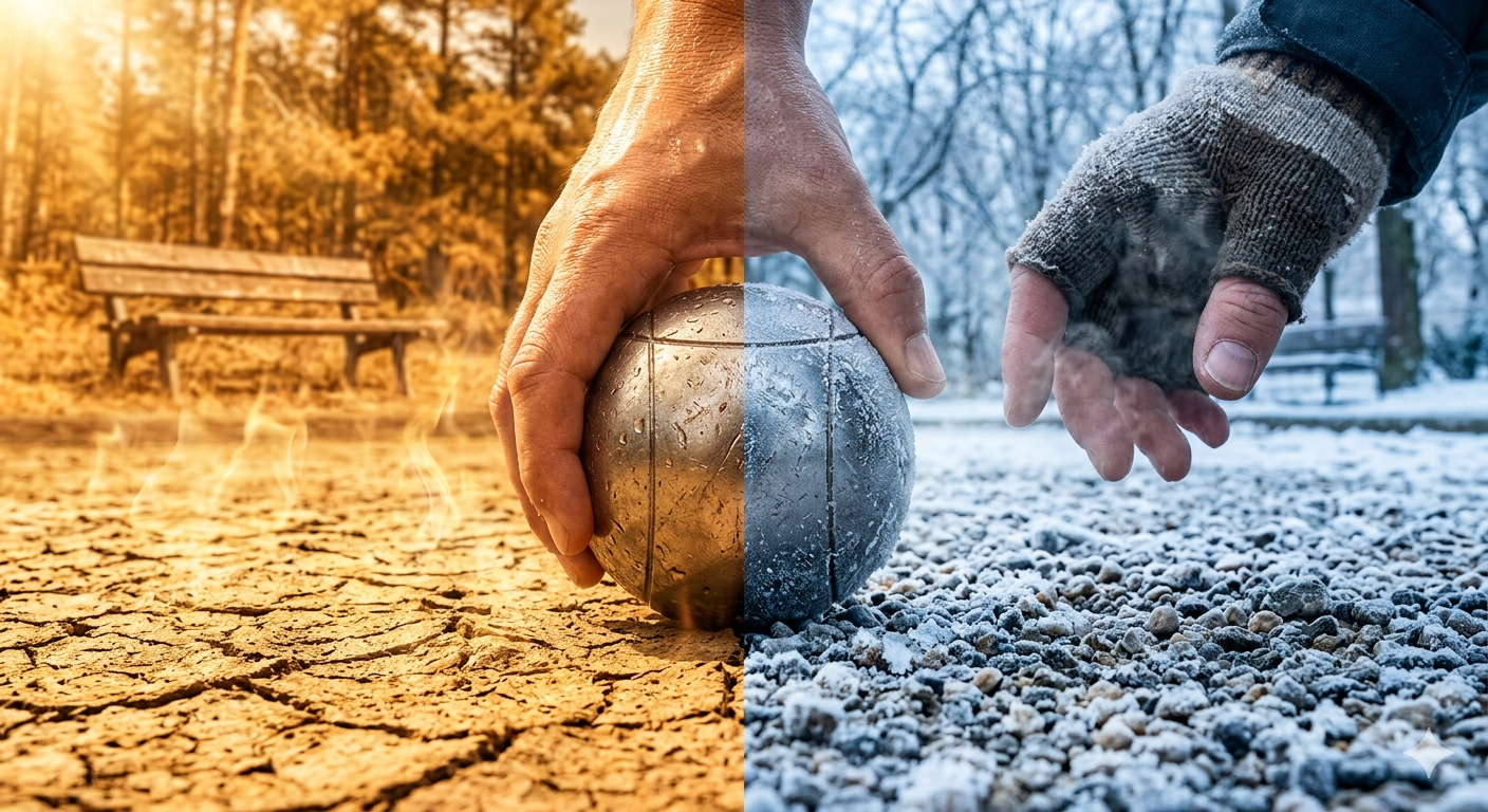 Météo &amp; Acier : Jouer sous la canicule ou le froid