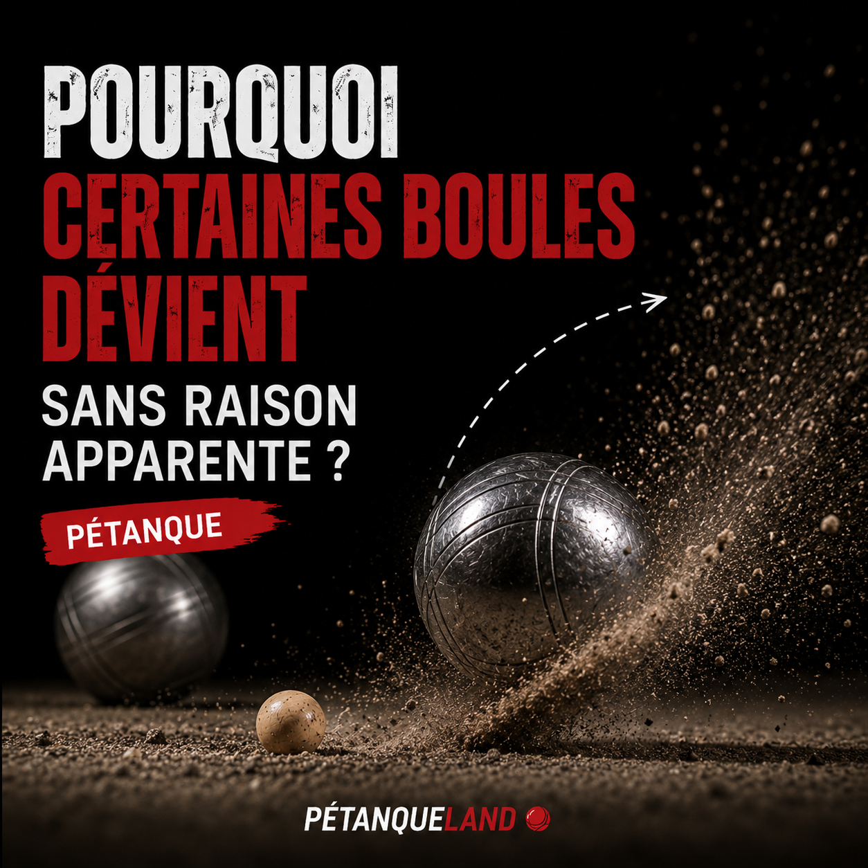 Pourquoi certaines boules dévient sans raison apparente ? (Pétanque)