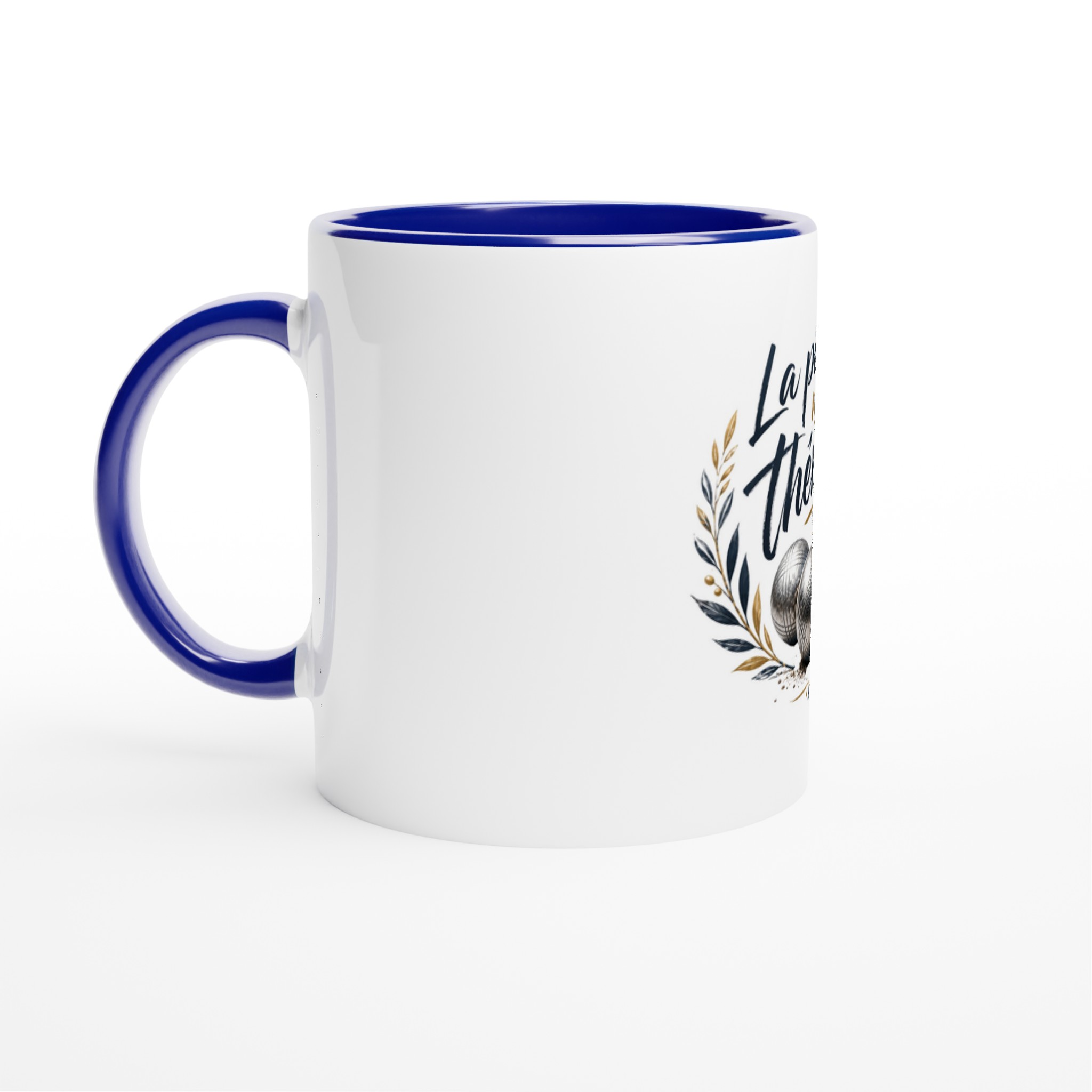 Mug pétanque « La pétanque est ma thérapie » – Céramique 325 ml