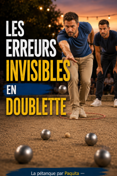 Pétanque : Les erreurs invisibles à éviter en doublette