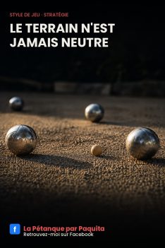 Terrains de pétanque qui favorisent certains joueurs