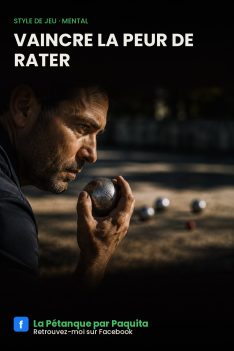 Peur de rater à la pétanque
