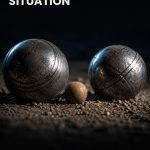 Boules très proches du cochonnet, retournement de partie à la pétanque